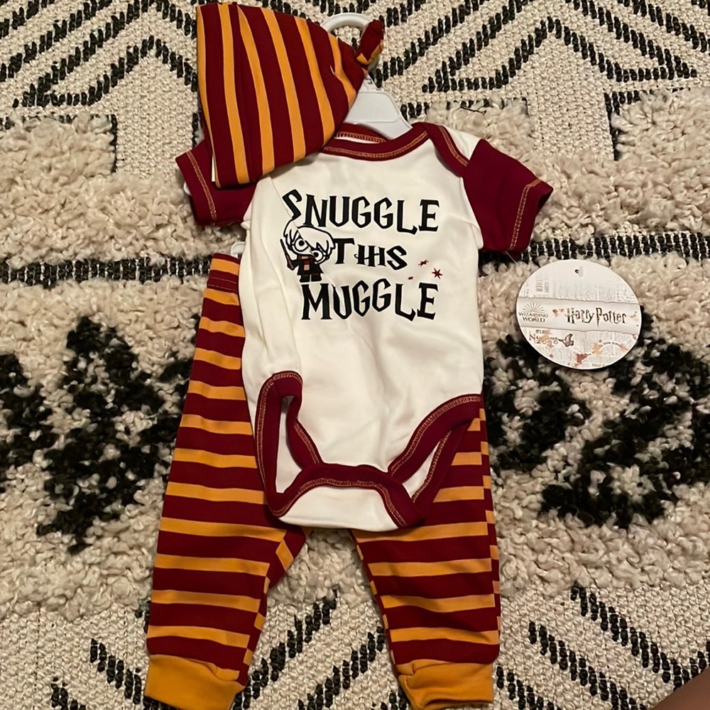 Snuggle This Muggle Harry Potter Baby Set 0-3m